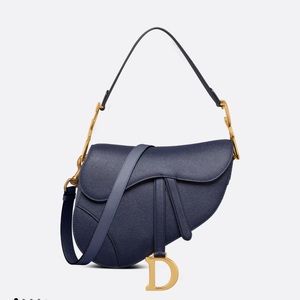 Dior Saddle Bag indigo blue